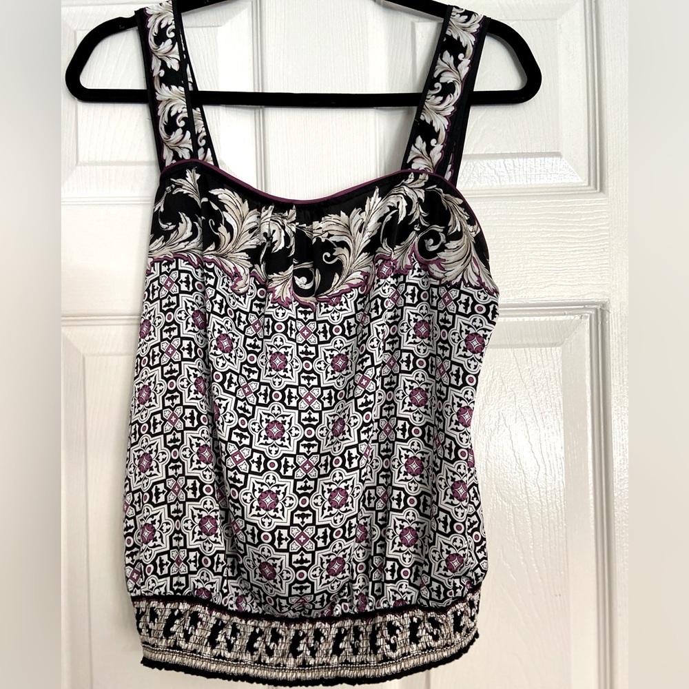 WHBM Silk Tank Top